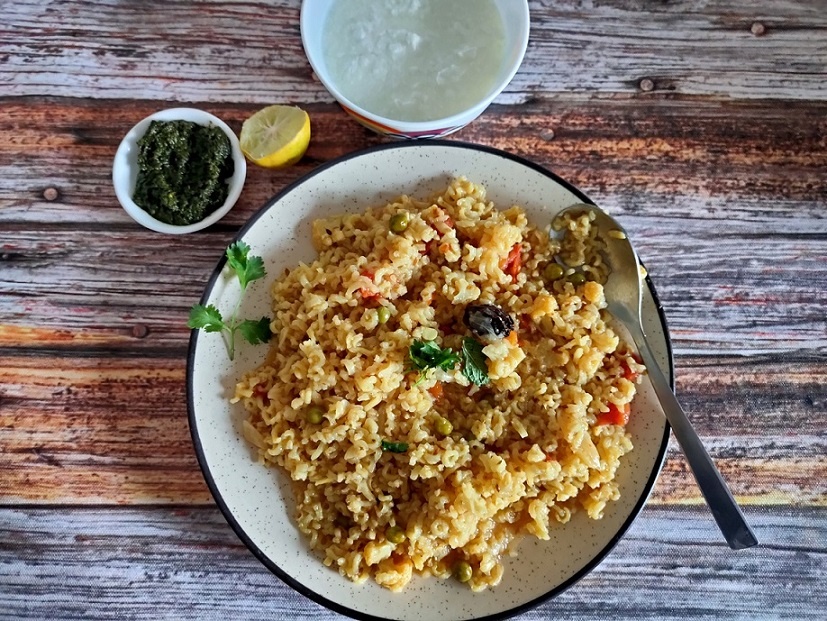 veg brown rice pulao healthy