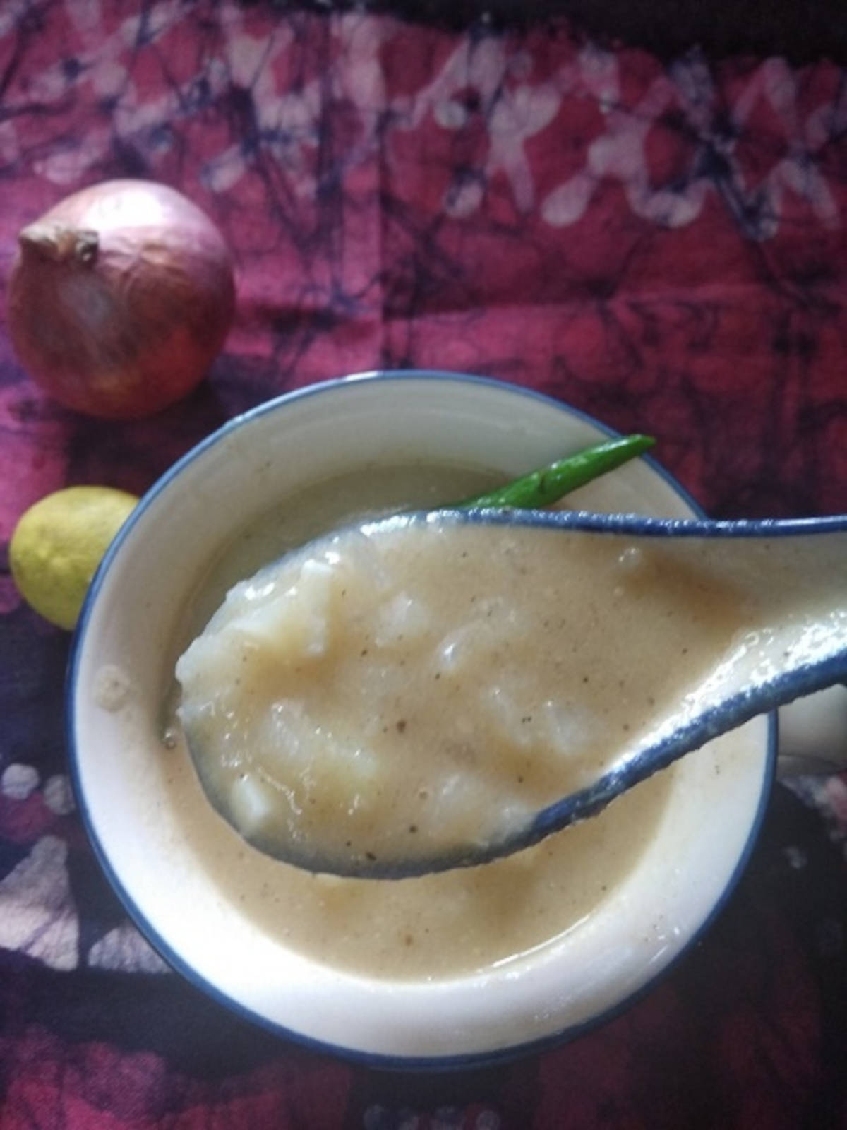 potato onion soup
