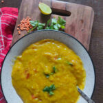 easy coconut red lentil soup