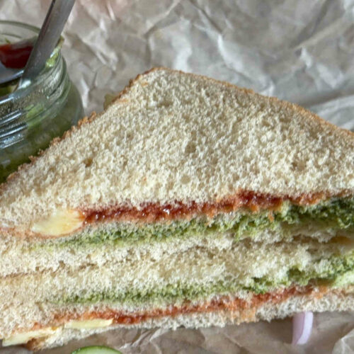 green chutney sandwich cold sandwich