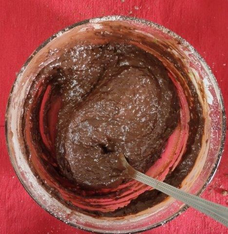 batter for chocolate muffin