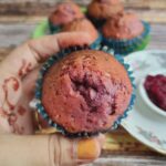 healthy beetroot muffins