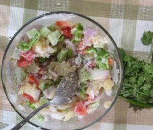 mashed potatoes salad