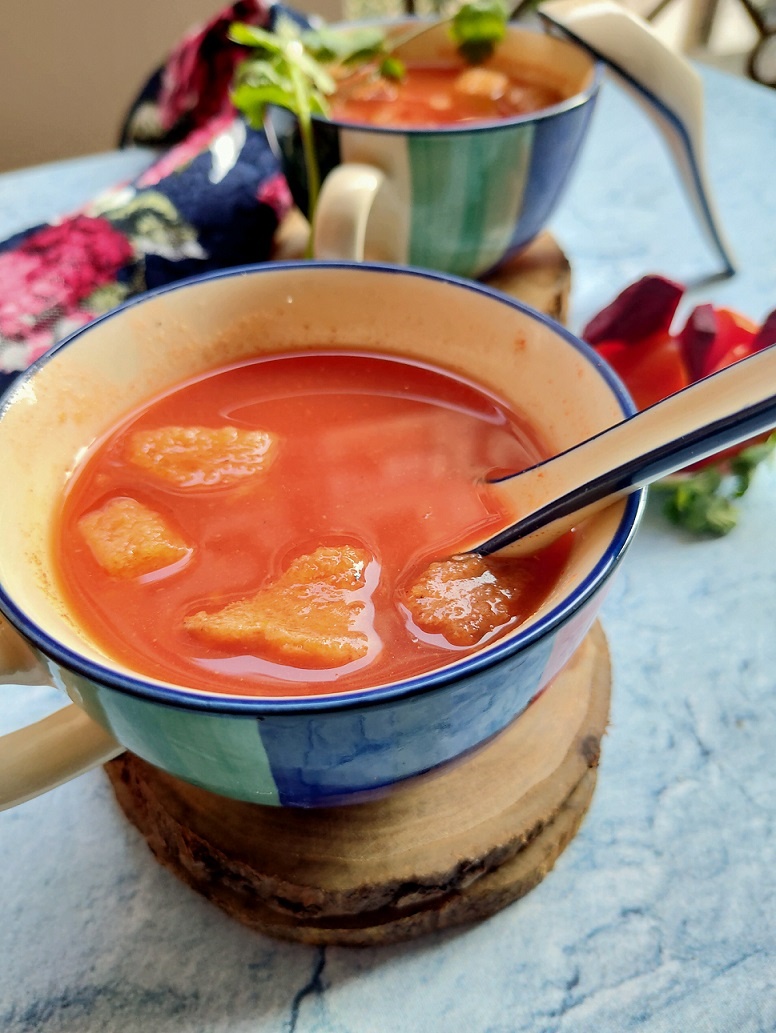 healthy tomato soup for weight-loss without cream