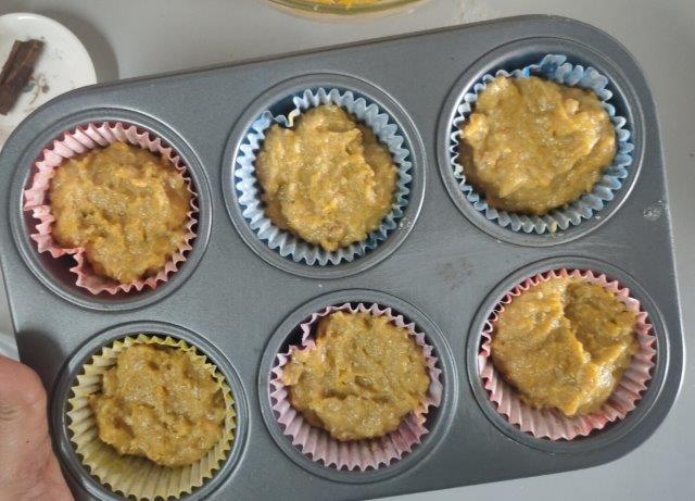 set in cupcake mould