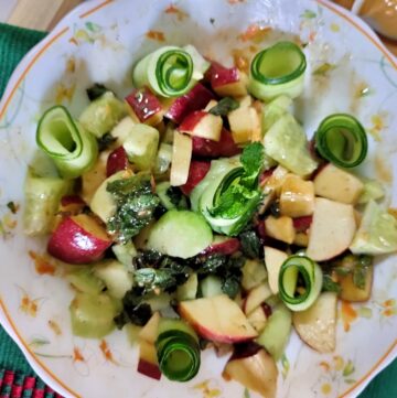 apple cucumber mint salad weight loss