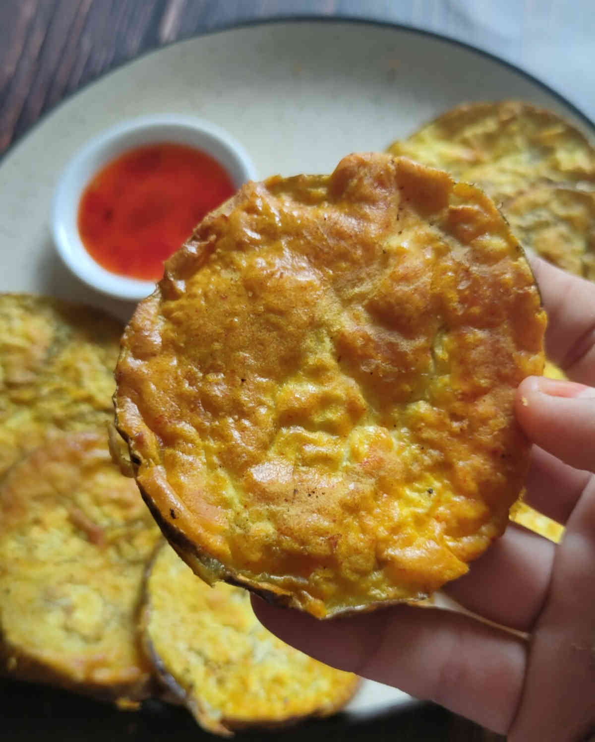 air fryer eggplant fritters without breadcrumbs