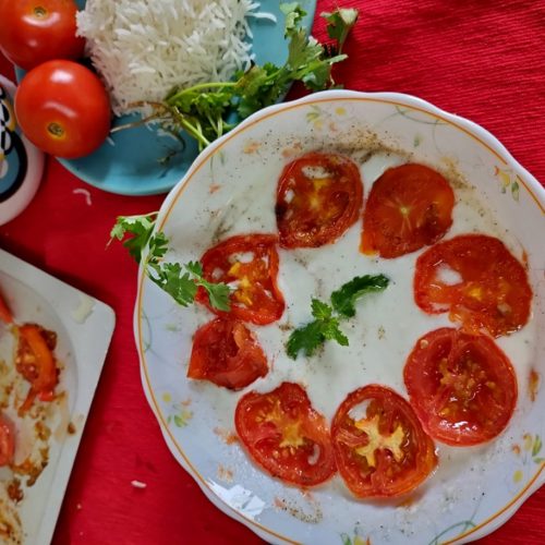 baked tomato curd weight loss