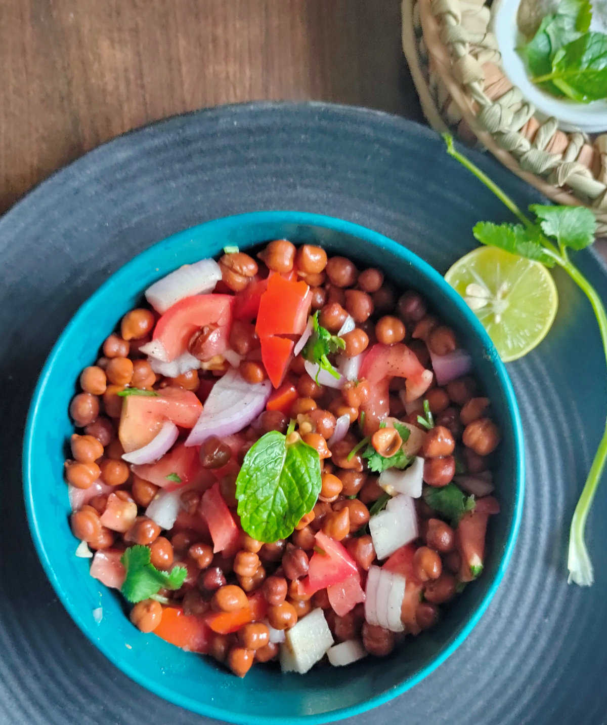 kala chana salad recipe