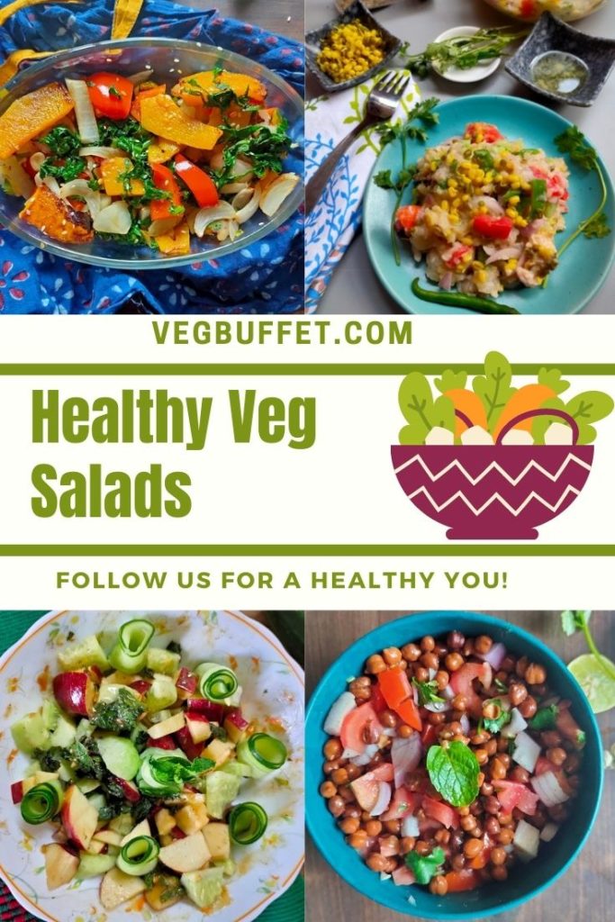 8+ Best Vegetarian Salad Recipes- Easy & Healthy - Veg Buffet