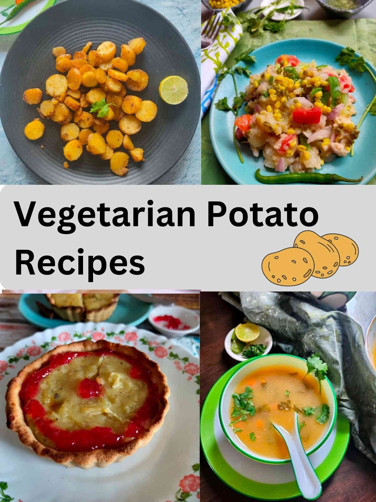 vegetarian potato recipes indian and world