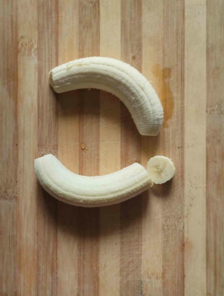 peeled banana for air frying