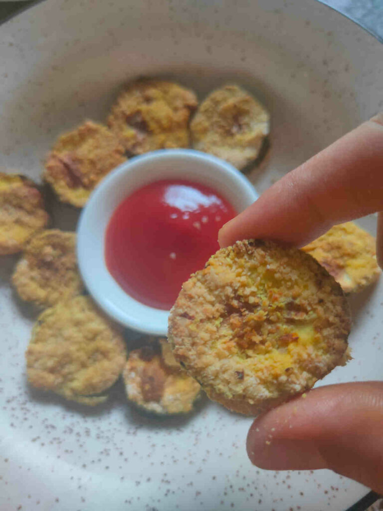 air fryer cucumber fritters without breadcrumbs