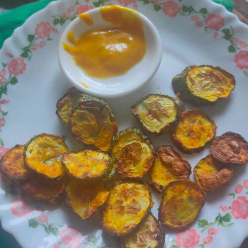 best air fryer cucumber chips