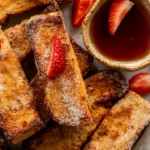 air fried french toast sticks eggless