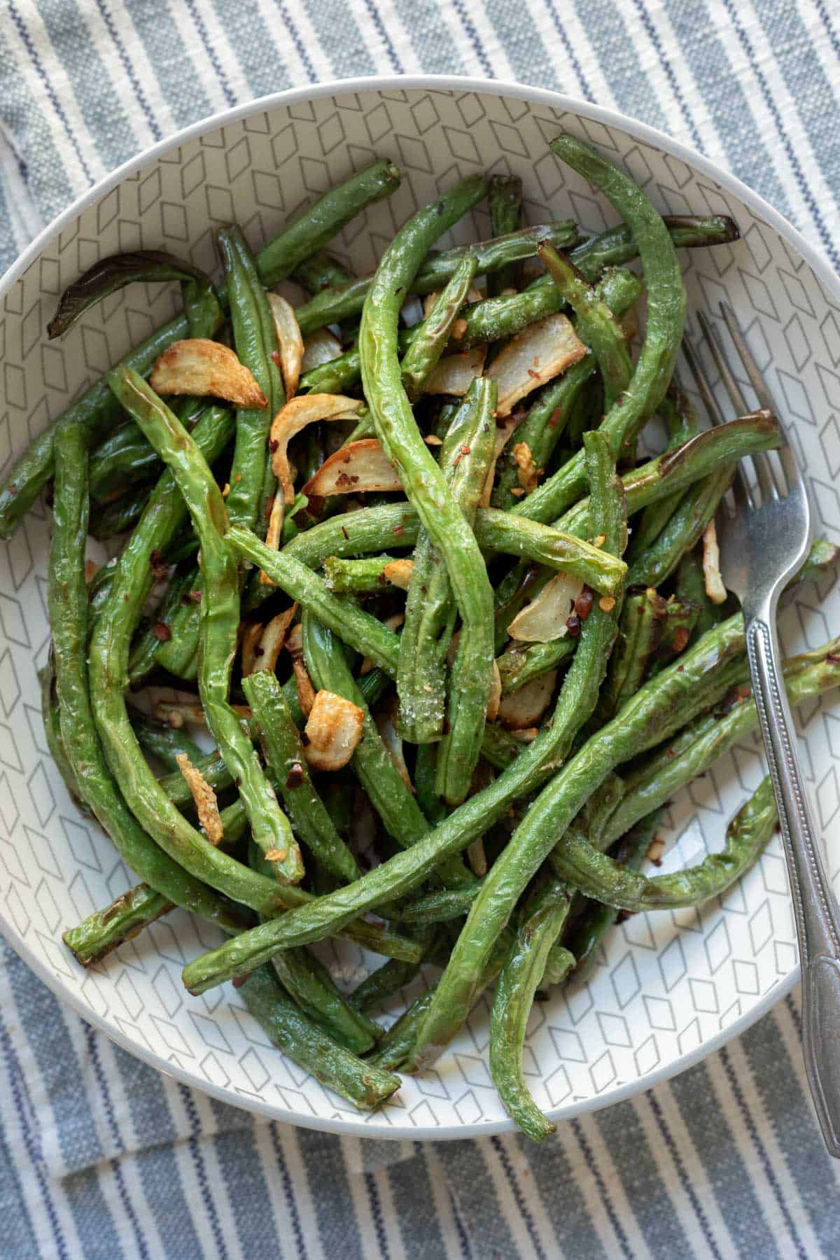 air fryer garlic green beans