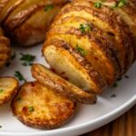 air fryer hasselback potatoes
