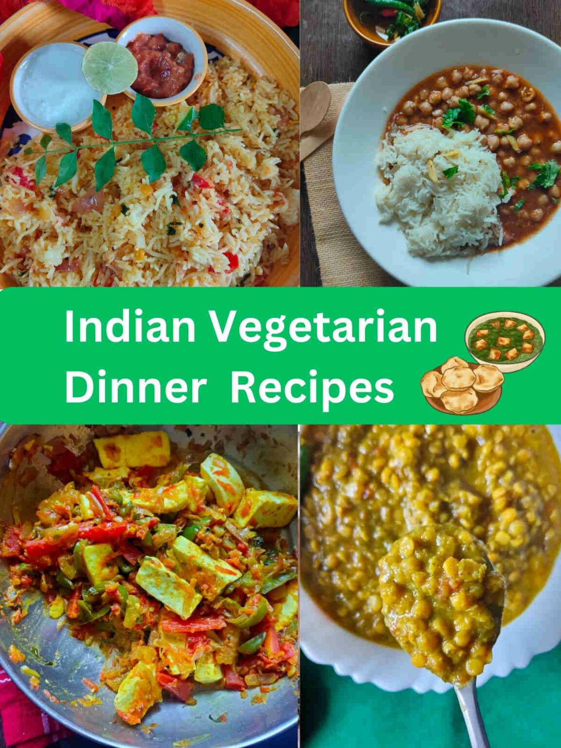 simple-indian-dinner-recipes-vegetarian-easy-dinner-ideas-veg-buffet