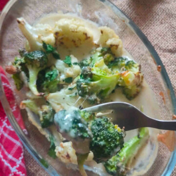 keto broccoli cauliflower casserole