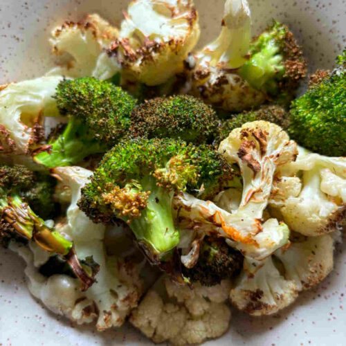 air fryer broccoli cauliflower